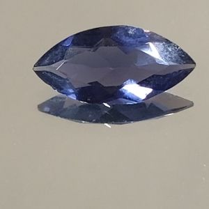 Loose iolite gemstone